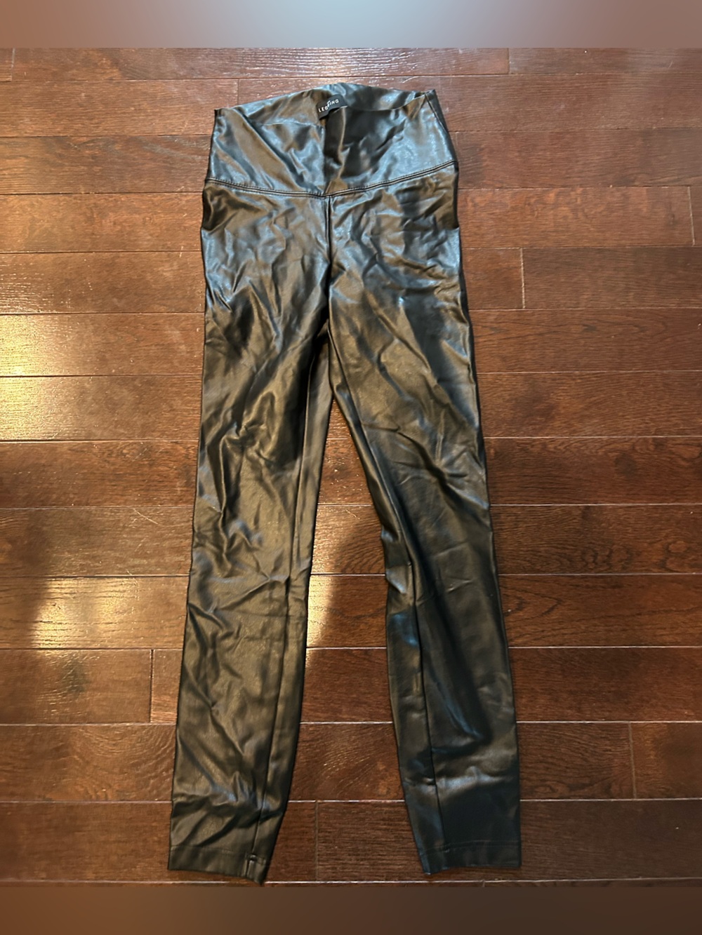 White House Black Market The Legging Faux Leather Leggings in Black